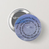Knop Butterfly Effect Ronde Button 5,7 Cm (Voorkant /achterkant)