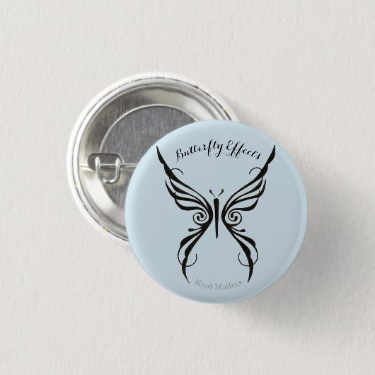 Knop Butterfly-effecten Ronde Button 3,2 Cm (Voorkant /achterkant)