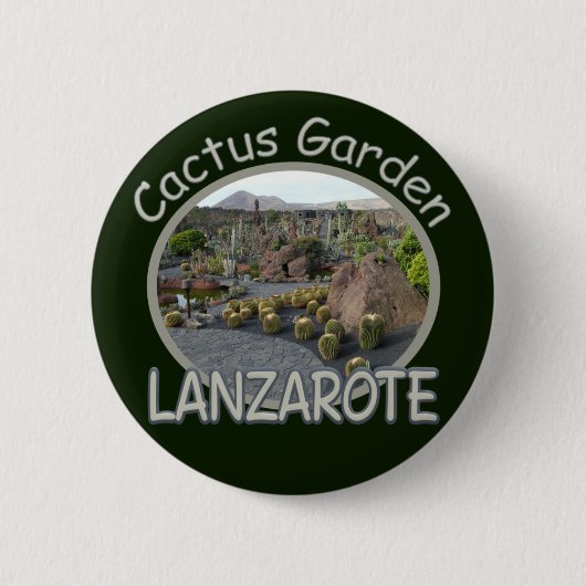 Knop Cactus Garden Ronde Button 5,7 Cm (Voorkant)