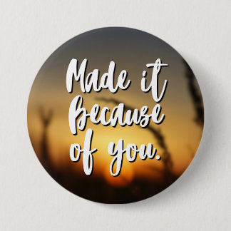 Knop Cadeau Klein en Eenvoudig Uniseks Ontwerp Ronde Button 7,6 Cm