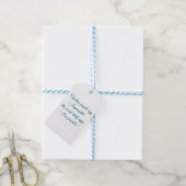 Knop Cadeaulabel (Met Touw)