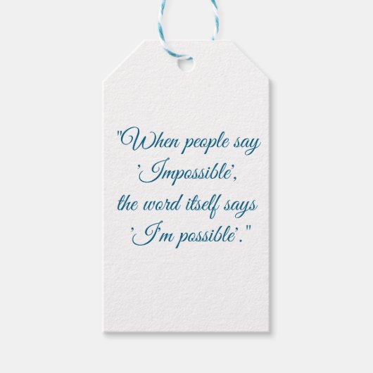 Knop Cadeaulabel (Voorkant)
