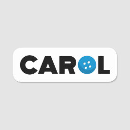 Knop Carol Naamplaatje