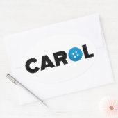 Knop Carol Ovale Sticker (Envelop)