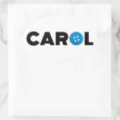 Knop Carol Ovale Sticker (Tas)