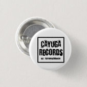 Knop Cayuga Records Ronde Button 3,2 Cm (Voorkant /achterkant)