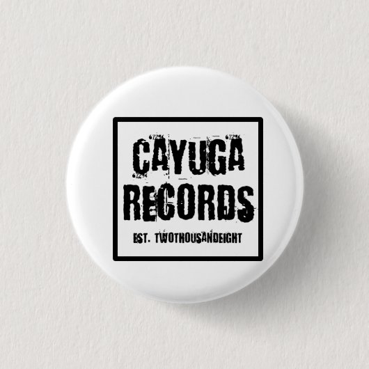Knop Cayuga Records Ronde Button 3,2 Cm (Voorkant)