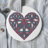 Knop Celtic Heart Ronde Button 6,0 Cm (In situ)