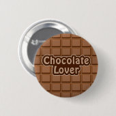 Knop Chocolade Lover Ronde Button 5,7 Cm (Voorkant /achterkant)