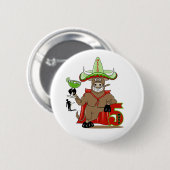 Knop Cinco de Mayo Ronde Button 5,7 Cm (Voorkant /achterkant)