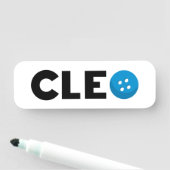 Knop Cleo Naamplaatje (In situ)