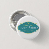 Knop Columbus Civic Ronde Button 3,2 Cm (Voorkant /achterkant)