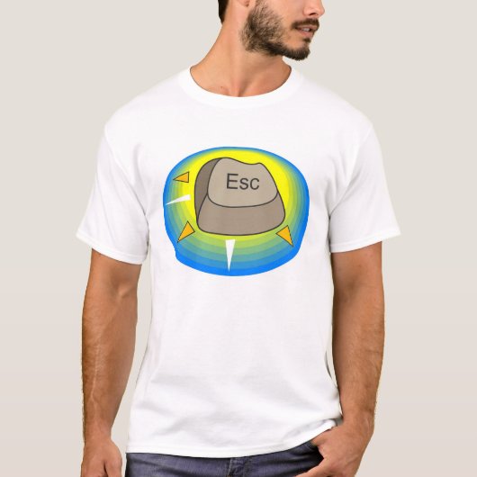 Knop Computer escape T-shirt (Voorkant)