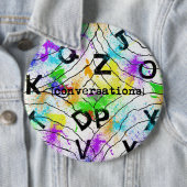 Knop [conversaties] ronde button 6,0 cm (In situ)