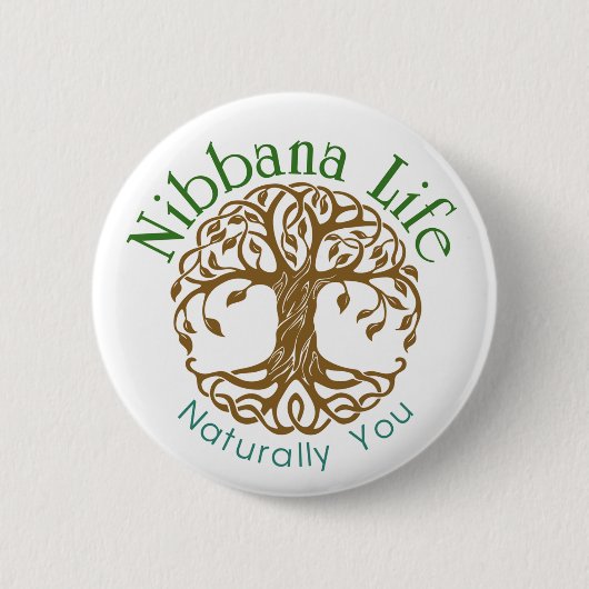 Knop Cool Nibbana Life Ronde Button 5,7 Cm (Voorkant)