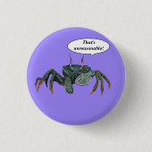 Knop Crabby Ronde Button 3,2 Cm (Voorkant)