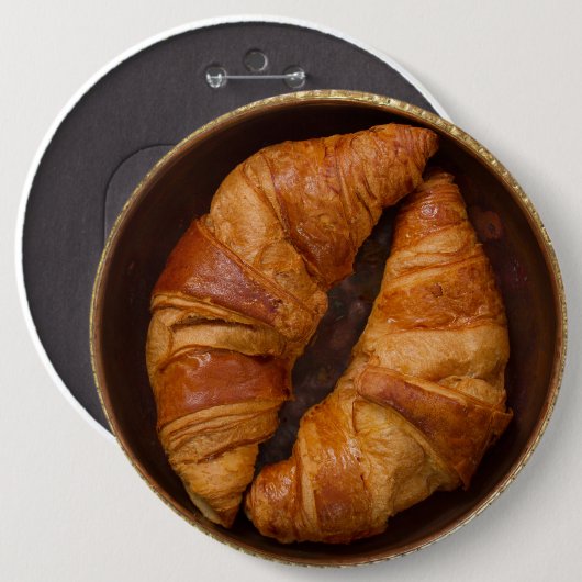 knop Croissants Ronde Button 6,0 Cm (Voorkant /achterkant)