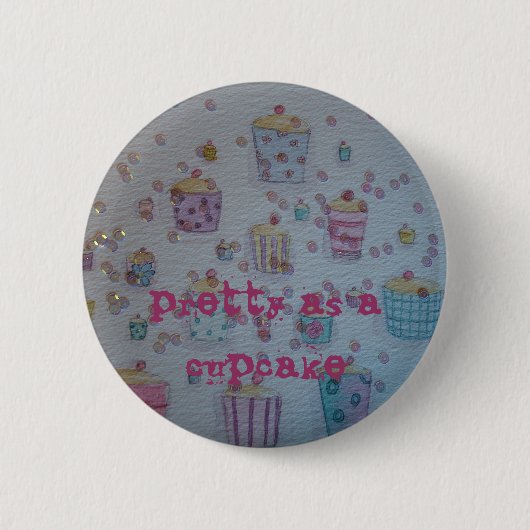 Knop Cupcake Ronde Button 5,7 Cm (Voorkant)