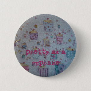 Knop Cupcake Ronde Button 5,7 Cm