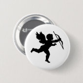 Knop Cupido Zwart Ronde Button 5,7 Cm (Voorkant /achterkant)