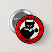 Knop Direct Actie Ronde Button 5,7 Cm (Voorkant /achterkant)