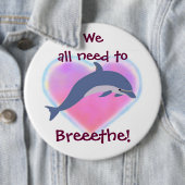 knop Dolphin Breathe Ronde Button 6,0 Cm (In situ)