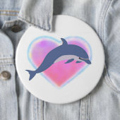 knop Dolphin Love Ronde Button 6,0 Cm (In situ)