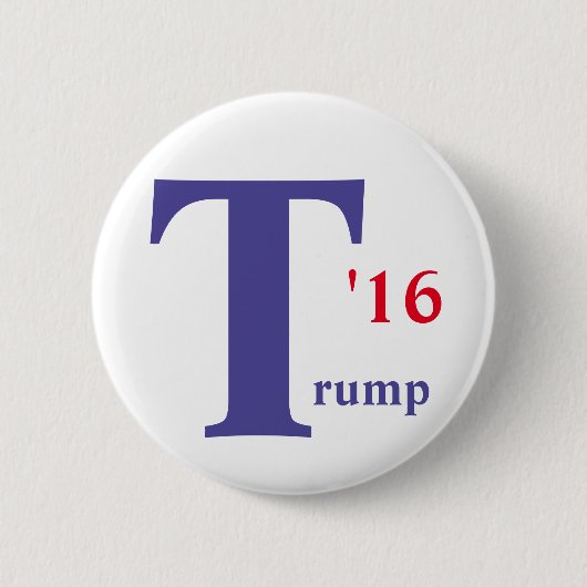 Knop Donald Trump 2016 Ronde Button 5,7 Cm (Voorkant)