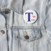 Knop Donald Trump 2016 Ronde Button 5,7 Cm (In situ)