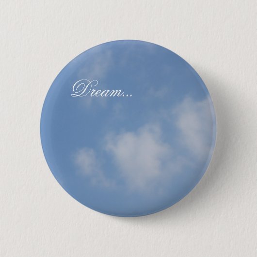 Knop Dream clouds Ronde Button 5,7 Cm (Voorkant)