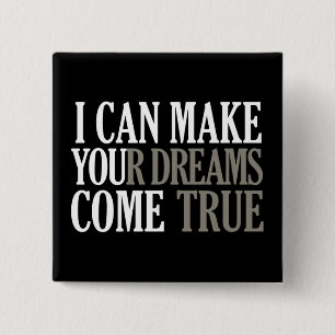 Knop Dream Maker, aanpasbaar Vierkante Button 5,1 Cm