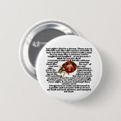 Knop Dromen Ronde Button 5,7 Cm (Voorkant /achterkant)