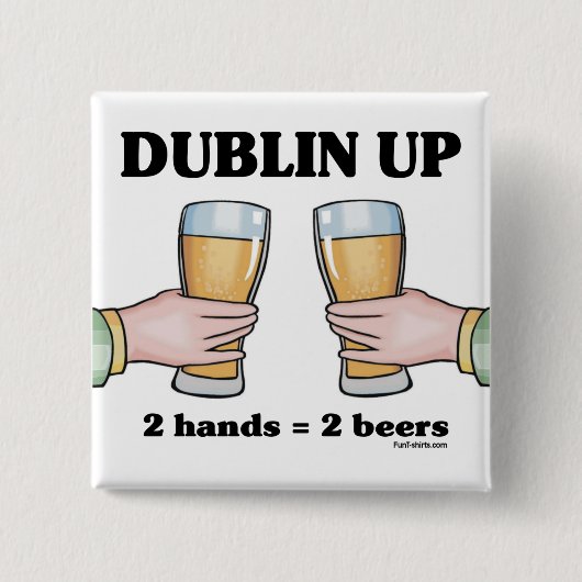 Knop Dublin up Vierkante Button 5,1 Cm (Voorkant)