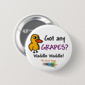 Knop Duck Song Ronde Button 5,7 Cm (Voorkant /achterkant)