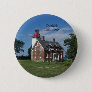 Knop Dunkirk Lighthouse Ronde Button 5,7 Cm