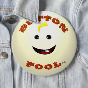 Knop dwaas kolossale ronde knop button 6,0 cm