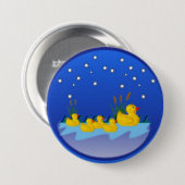 Knop Eendenfamilie Ronde Button 7,6 Cm (Voorkant /achterkant)