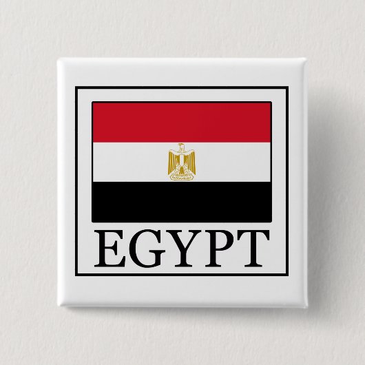 Knop Egypte Vierkante Button 5,1 Cm (Voorkant)