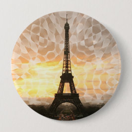 Knop Eiffel Tower Ronde Button 4,0 Cm