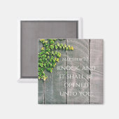 Knop en deur openen bijbelversie magneet (Voorkant / Achterkant)