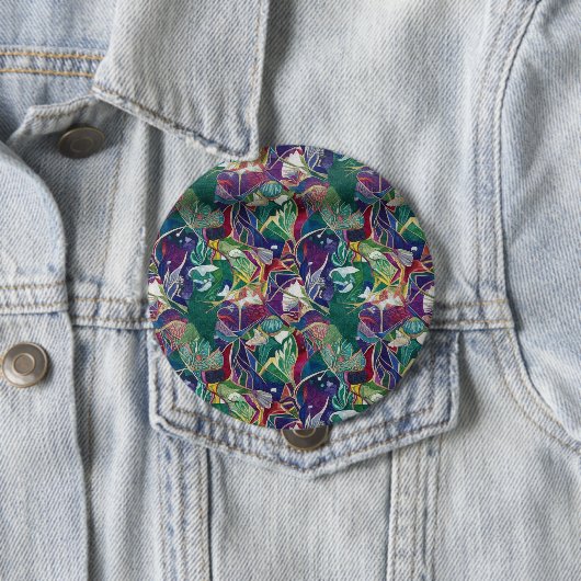 'Knop en patches' Ronde Button 4,0 Cm (In situ)