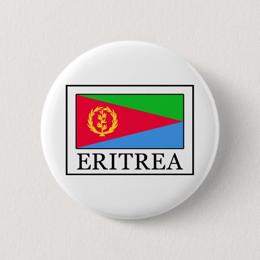 Knop Eritrea Ronde Button 5,7 Cm (Voorkant)