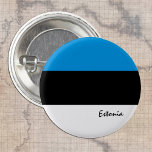 Knop Estland, patriottische Estse vlag Ronde Button 3,2 Cm<br><div class="desc">Buttonnen: Estse vlag - houd van mijn land,  reizen,  vakantie,  nationale patriotten / sportfans</div>
