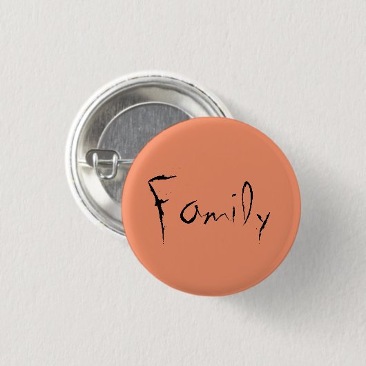 Knop Familie Ronde Button 3,2 Cm (Voorkant /achterkant)