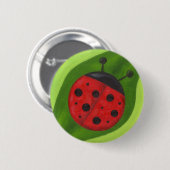 knop Fat Ladybug Ronde Button 5,7 Cm (Voorkant /achterkant)