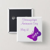 Knop Fibro Vierkante Button 5,1 Cm (Voorkant /achterkant)