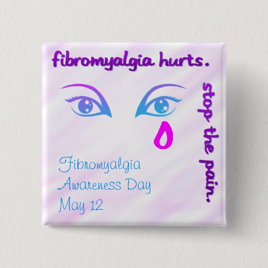 Knop Fibro Vierkante Button 5,1 Cm (Voorkant)