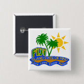Knop Fiji State of Mind Vierkante Button 5,1 Cm (Voorkant /achterkant)