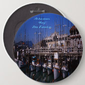 Knop Fishermans Warf San Francisco Ronde Button 6,0 Cm (Voorkant /achterkant)