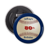 Knop Fles Open Baseball Party Favor Button Flesopener (Voorkant)